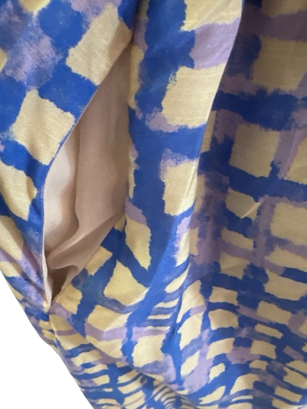 Hunter Bell Rivers Dress “Cobblestone” Silk Blend Midi Maxi Dress M - Picture 7 of 11